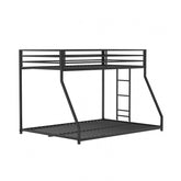 Rothwell Twin/Full Metal Bunk Bed Model Fm-Bk1200Bk-Tf By Furniture Of America